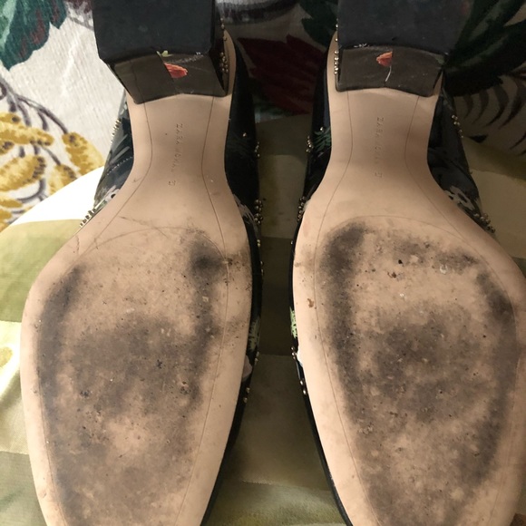 Zara patent flowered heels - Picture 4 of 4